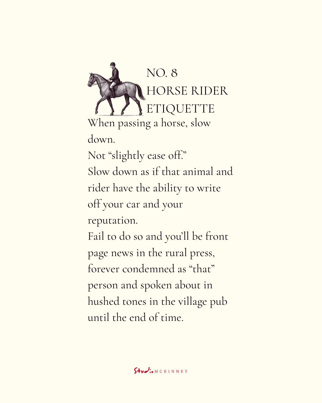 The Unofficial Rules of the British Countryside Print