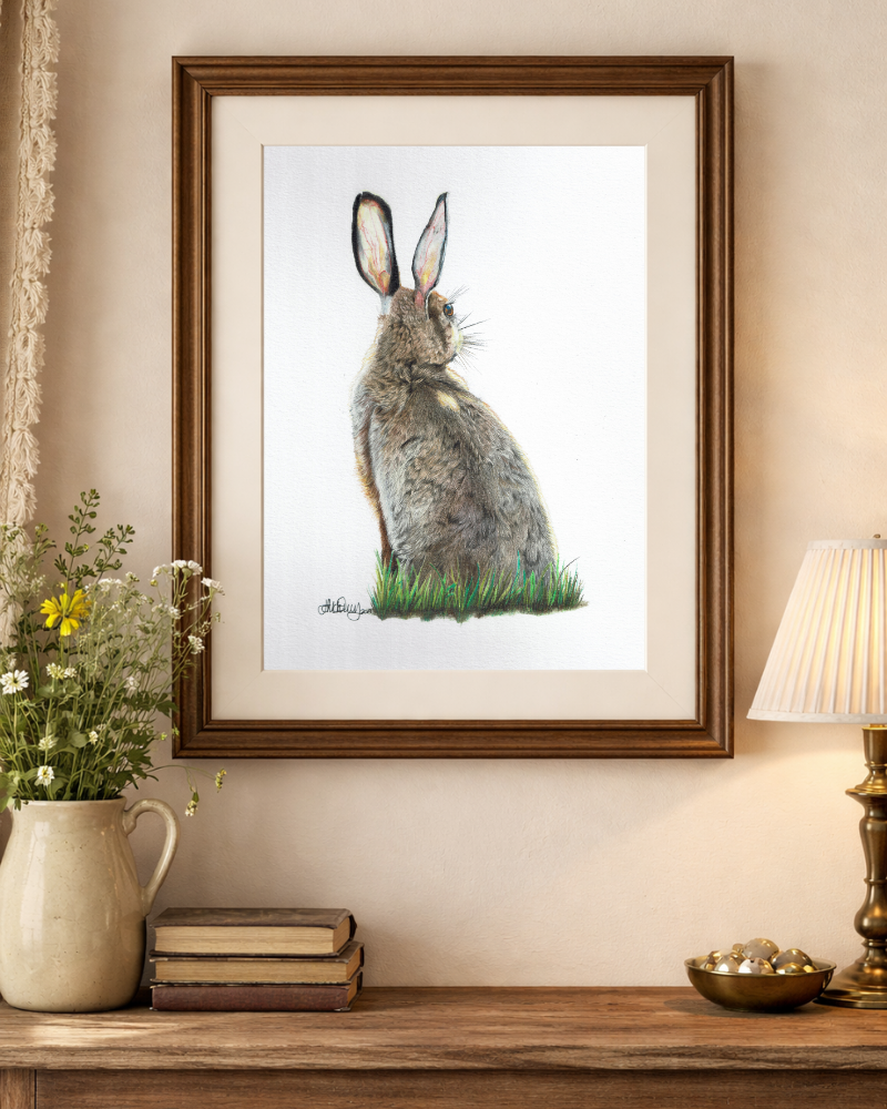 Morning Hare | Brown Hare | Fine Art Giclée Print