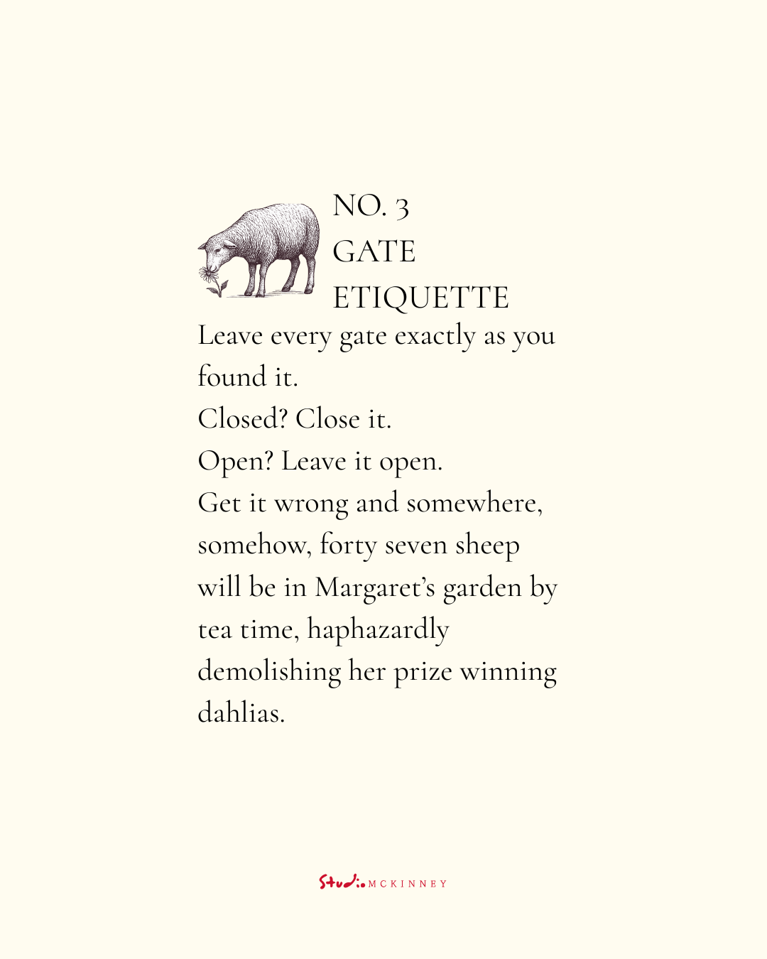 The Unofficial Rules of the British Countryside Print