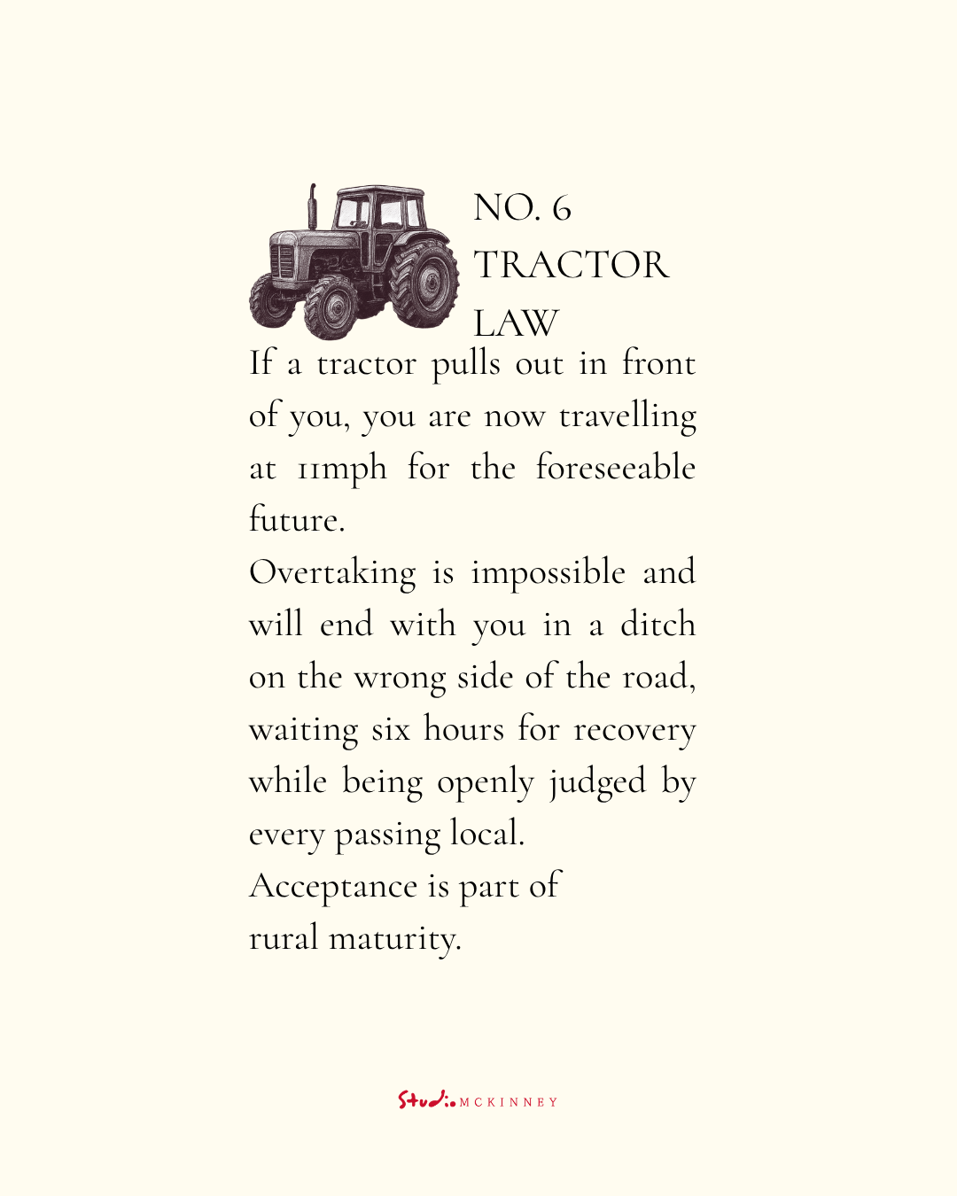 The Unofficial Rules of the British Countryside Print