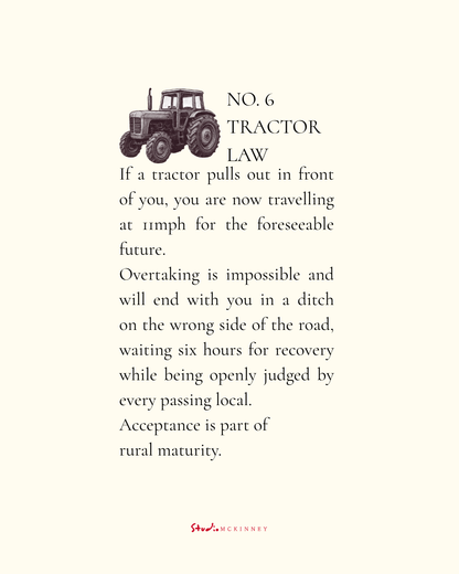 The Unofficial Rules of the British Countryside Print