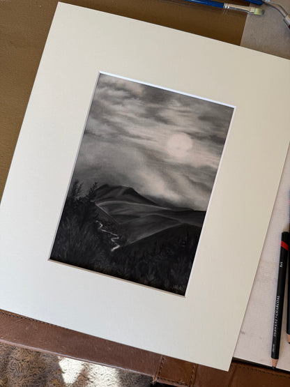 Original Artwork - A View of Lairig Ghru
