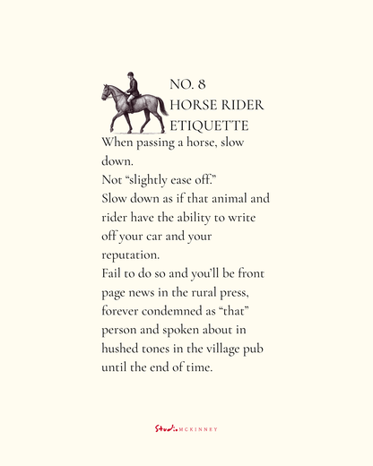 The Unofficial Rules of the British Countryside Print