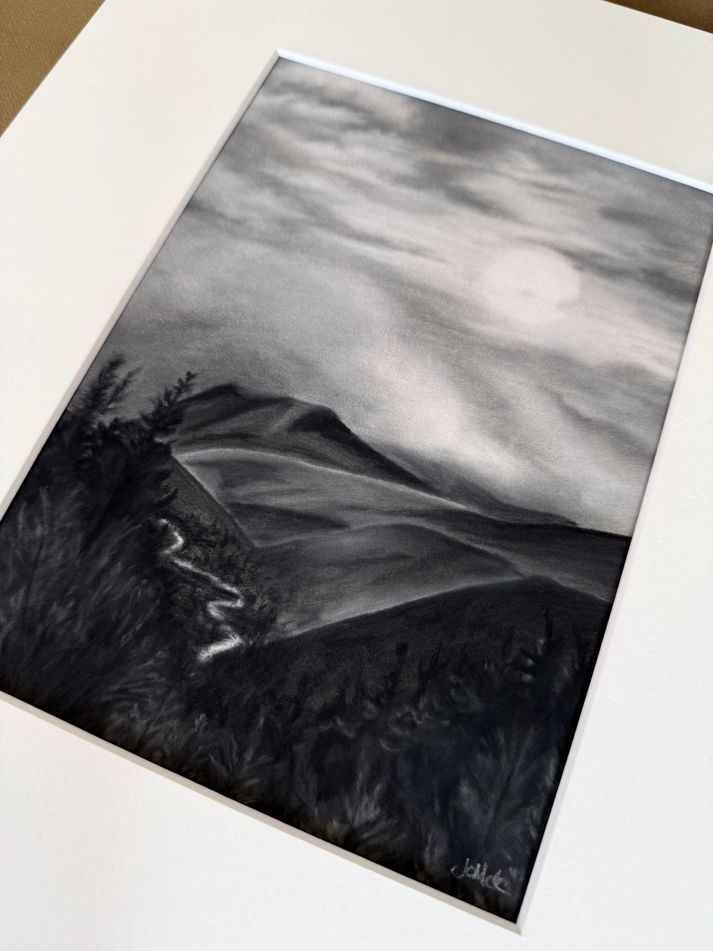Original Artwork - A View of Lairig Ghru