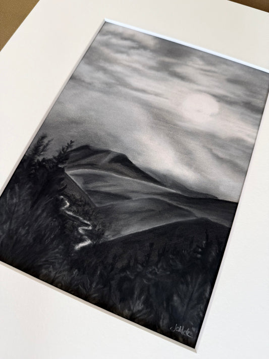 Original Artwork - A View of Lairig Ghru