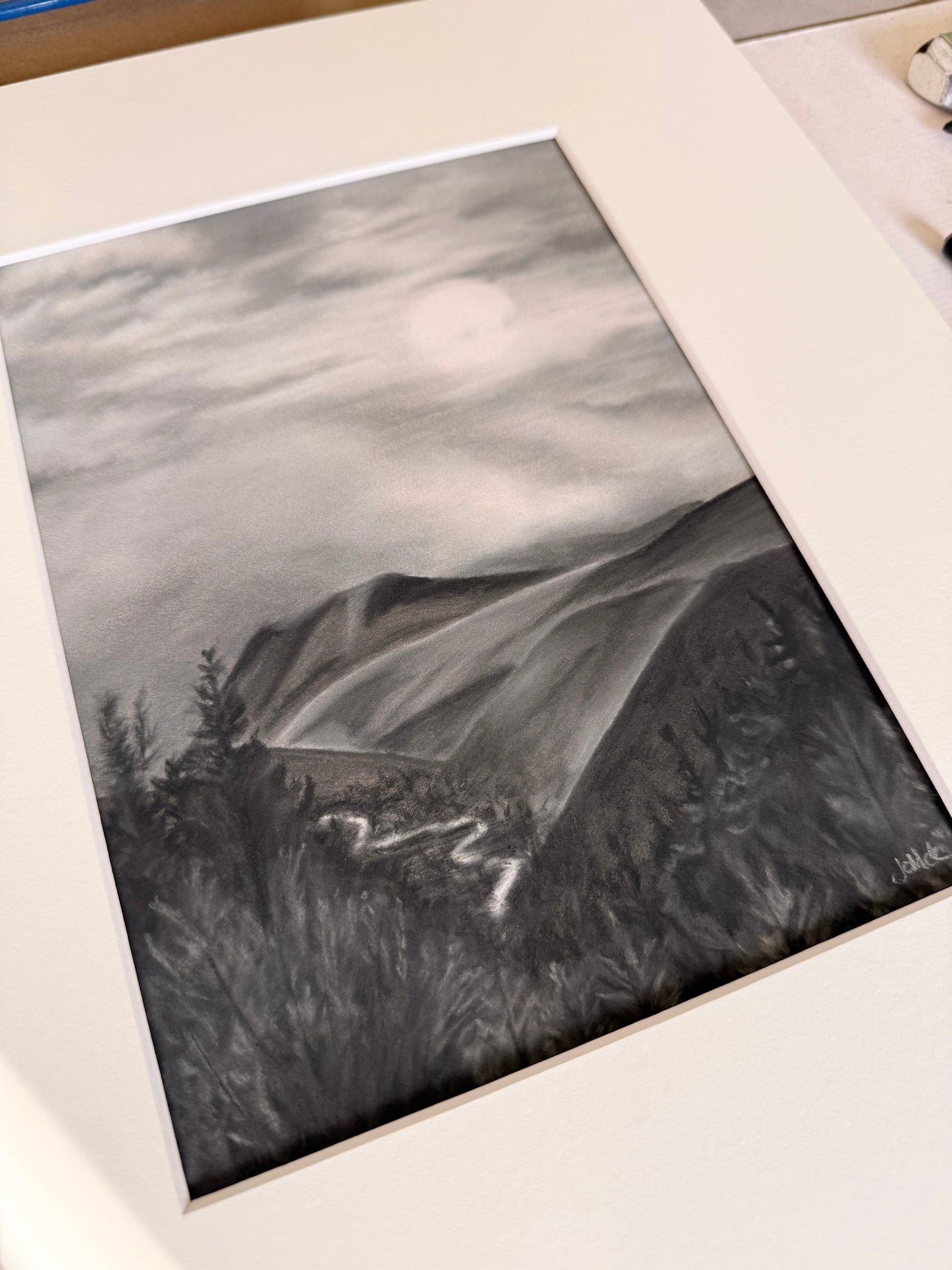 Original Artwork - A View of Lairig Ghru