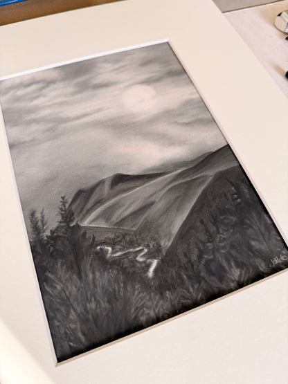 Original Artwork - A View of Lairig Ghru
