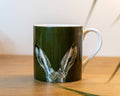 I'm All Ears - Hare Mug - Dark Green