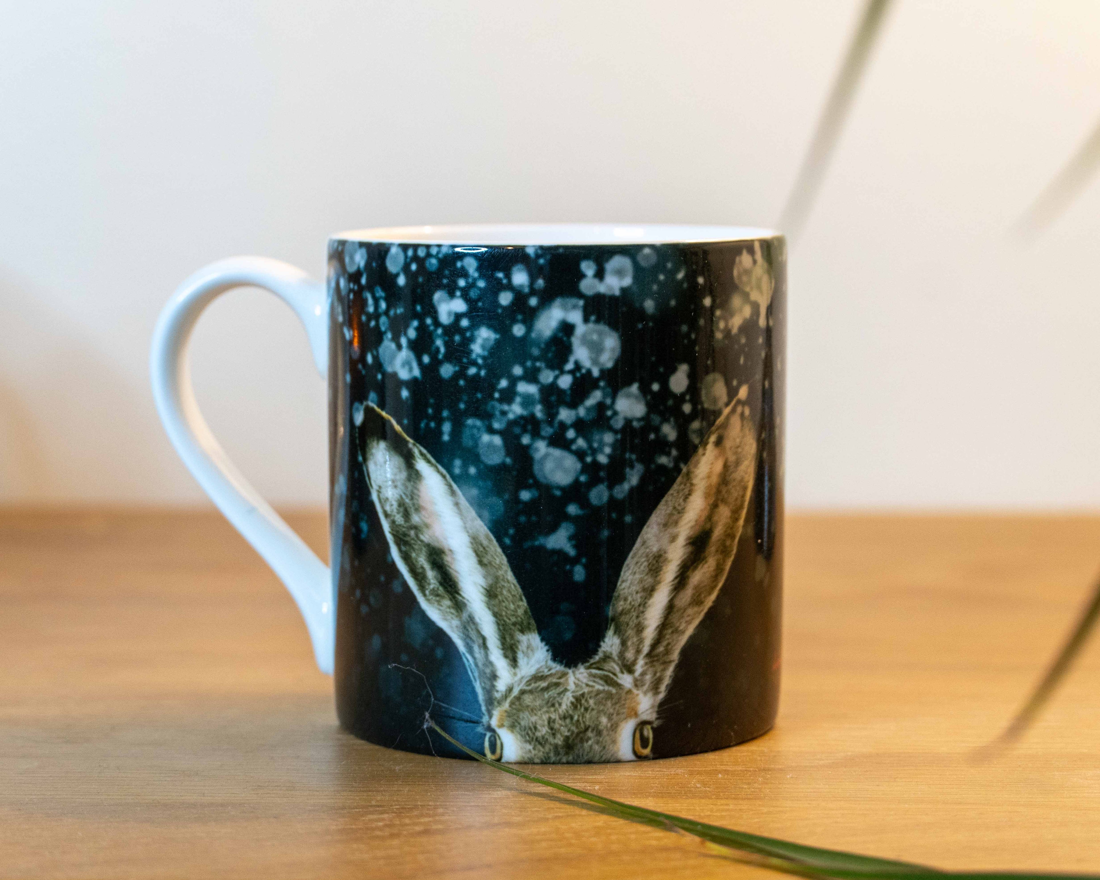 I'm All Ears - Hare Mug - Navy